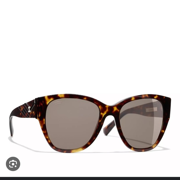 Chanel polarized butterfly tortoise sunglasses main image 6